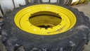 380/90R50 Goodyear Farm DT800 Optitrac R-1W on John Deere Yellow 12-Hole Stub Disc 75%