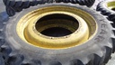 320/90R50 Goodyear Farm DT800 Optitrac R-1W on John Deere Yellow 12-Hole Stub Disc 65%