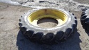 380/90R50 Goodyear Farm DT800 Optitrac R-1W on Case IH Silver Mist 12-Hole Stub Disc 80%