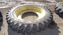 380/90R50 Firestone Radial 9000 R-1W on Case IH Silver Mist 12-Hole Stub Disc 95%