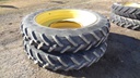 380/90R54 Trelleborg TM100 R-1 on John Deere Yellow 12-Hole Stub Disc 65%