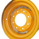 8"W x 15"D, Cat Yellow 8-Hole Stamped Plate