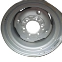 9.75"W x 16.5"D, Case IH Silver Mist 6-Hole Stamped Plate