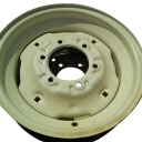 5"W x 15"D, Cream 6-Hole Stamped Plate