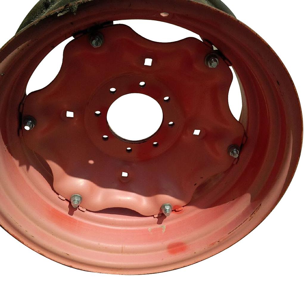 12"W x 26"D, Kubota Orange 6-Hole Rim with Clamp/Loop Style