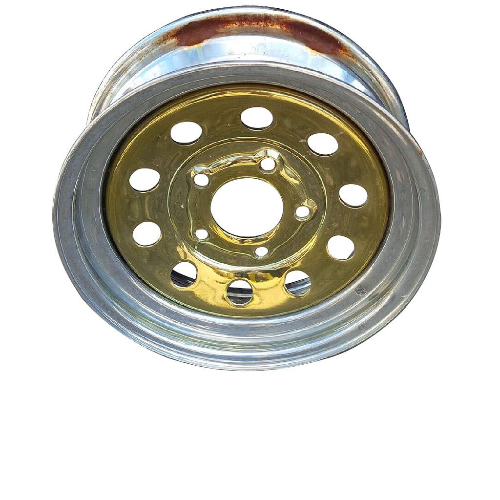 4.5"W x 13"D, Chrome 5-Hole Formed Modular Trailer