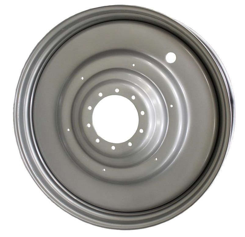 16"W x 42"D, Case IH Silver Mist 10-Hole Formed Plate W/Weight Holes