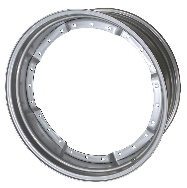 12"W x 38"D, Case IH Silver Mist 12-Hole Waffle Wheel (Groups of 3 bolts)