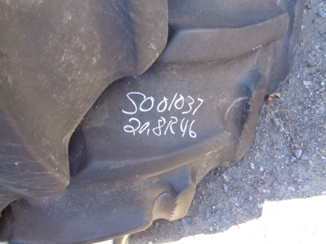 520/85R46 Goodyear Farm Super Traction Radial R-1W on Case IH Silver Mist 10-Hole Formed Plate 60%