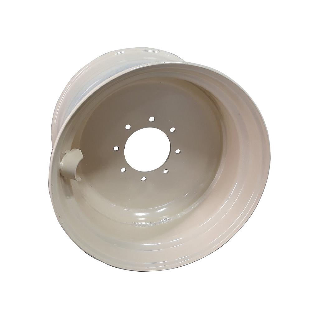 13"W x 22.5"D, Off White 8-Hole Formed Plate