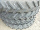 270/95R54 BKT Tires Agrimax RT 955 R-1W on John Deere Yellow 12-Hole Stub Disc 70%