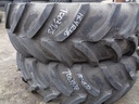 480/70R38 Firestone Performer 70 R-1W on John Deere Yellow 0-Hole Stub Disc 90%