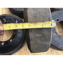 4.5" Wide Mid-Roller Bogie Wheel for AGCO Challanger Tractors Series MT700, Narrow, Bolt-On(Rubber)