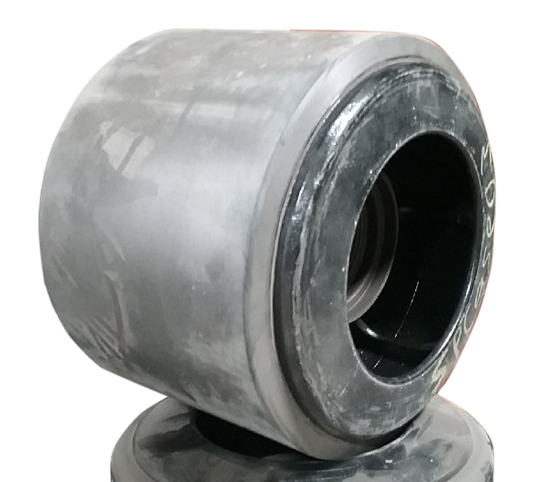 10.5" Wide Mid-Roller Bogie Wheel for Case IH STX Quad Track Tractors 3 Step/2 Step, Hub/Bearing(Poly)