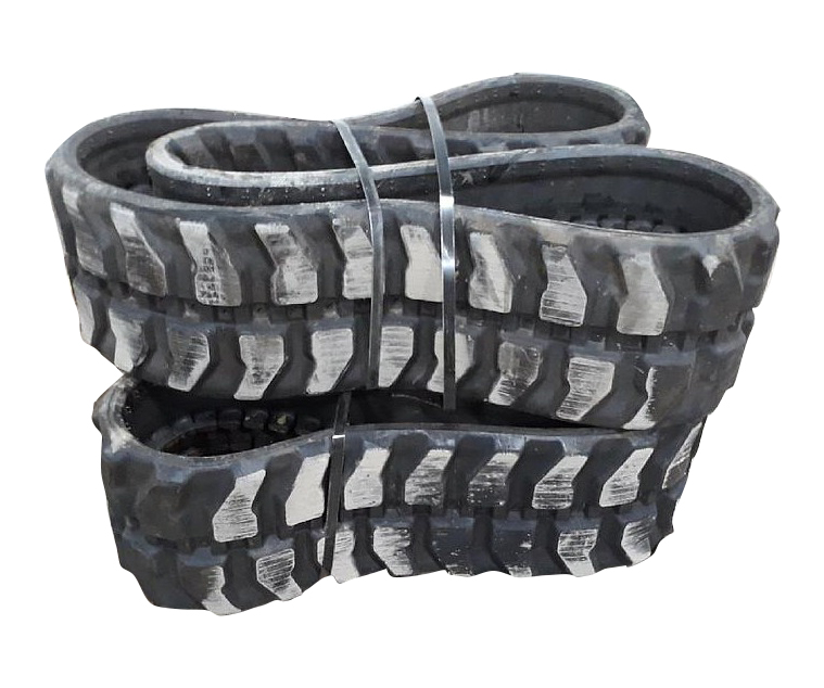 14" Miscellaneous 350 X 55P X 88L Angle Block Lug Rubber Track Machine 99%