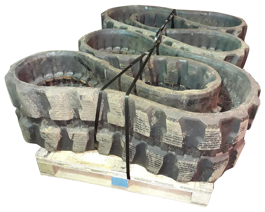 18" Miscellaneous 450 X 81P X 76L Angle Block Lug Rubber Track Machine 99%
