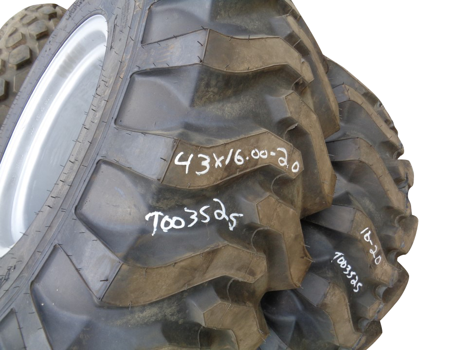 43/16.00-20 Titan Farm Trac Loader SS NHS  R-4, B (4 Ply) 99%