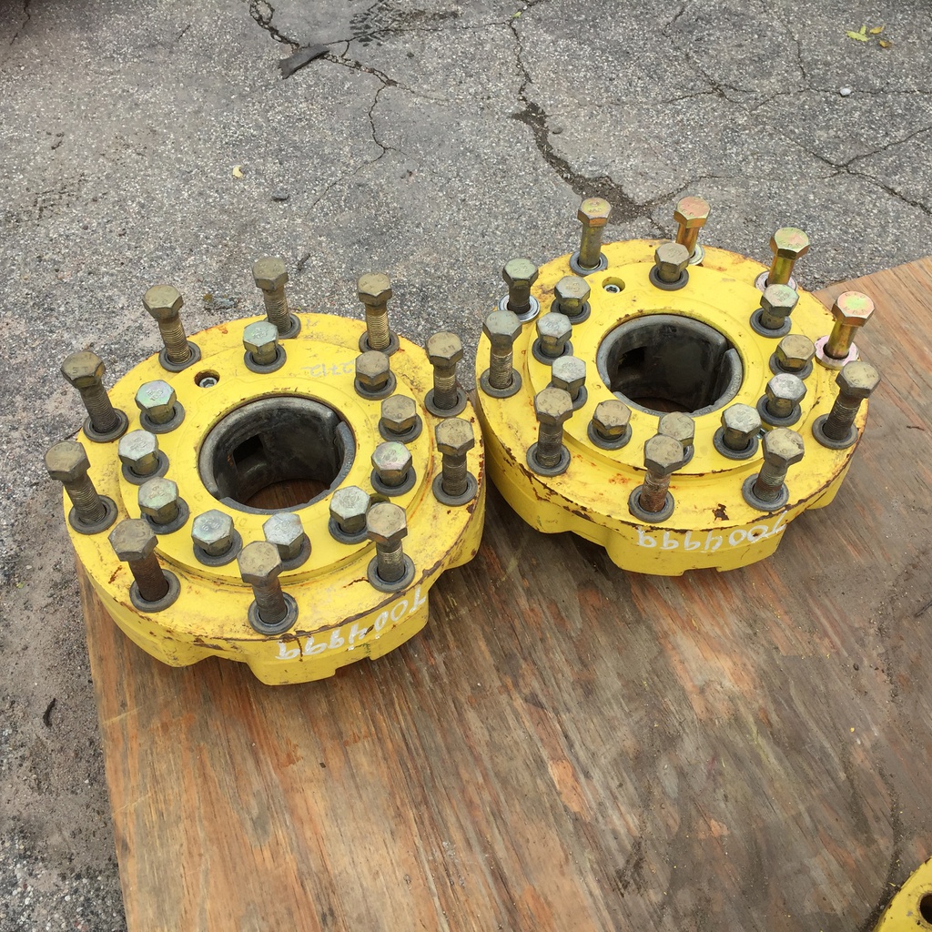 10-Hole Wedg-Lok OE Style, 4.724" (119.99mm) axle, John Deere Yellow