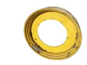 12"W x 50"D, John Deere Yellow 12-Hole Stub Disc