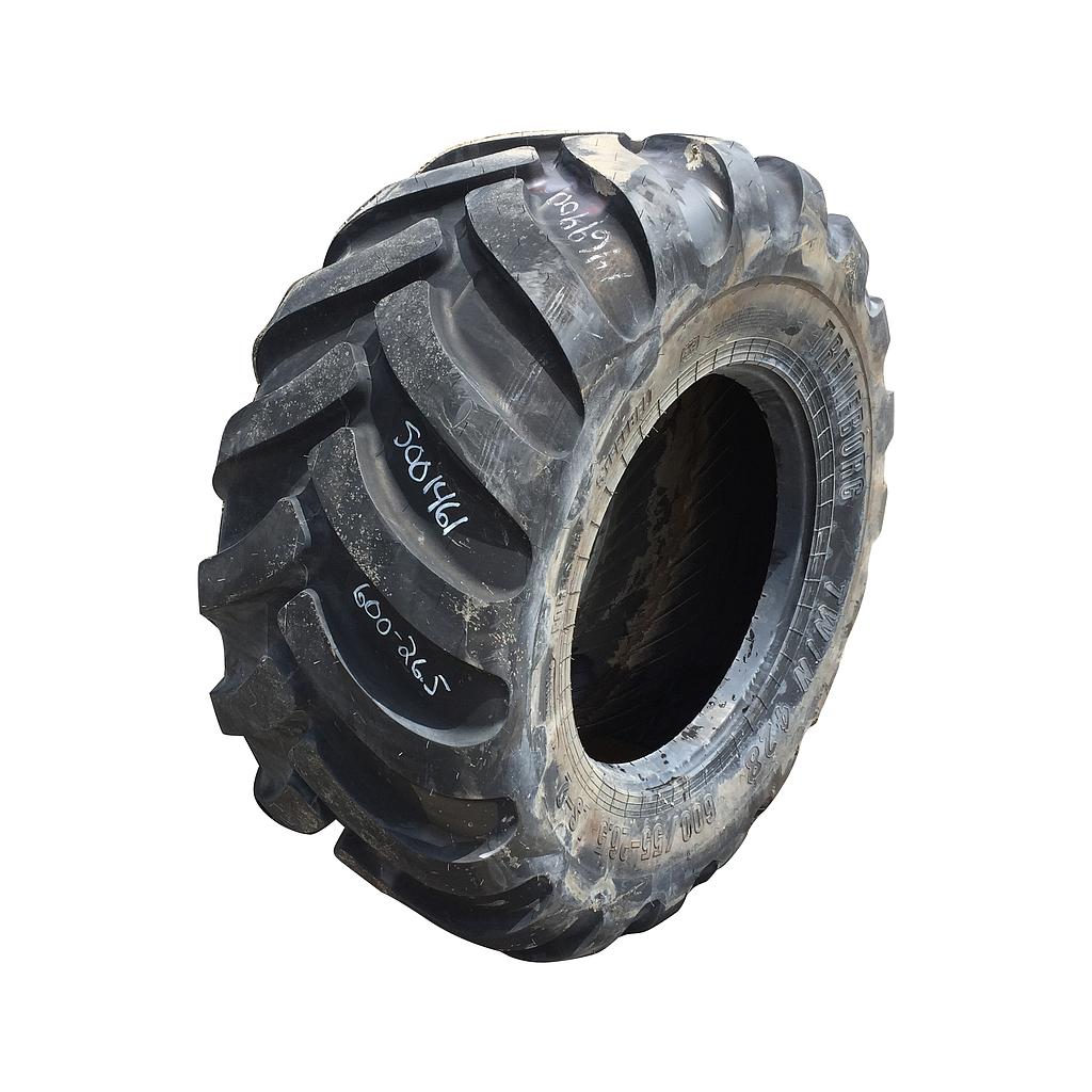 600/55-26.5 Trelleborg T428 Steel Belted Forestry LS-2 160 A2 99%