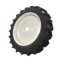 320/85R38 Goodyear Farm DT800 Super Traction R-1W on New Holland White 8-Hole Formed Plate Sprayer 99%