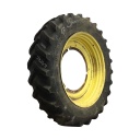 480/80R50 Goodyear Farm DT800 Super Traction R-1W on John Deere Yellow 12-Hole Stub Disc 60%