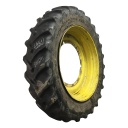 480/80R50 Goodyear Farm DT800 Super Traction R-1W on John Deere Yellow 12-Hole Stub Disc 60%