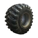 73/44.00-32 Firestone Flotation 23 DT HF-3 on Case IH Silver Mist 10-Hole Formed Plate 90%