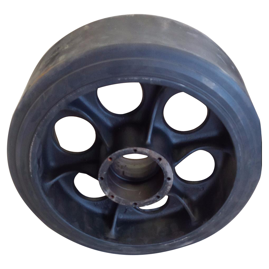 5.5" Wide Mid-Roller Bogie Wheel for CATERPILLAR Legacy Rowcrop Challenger Tractors Series 35-55, Hub/Bearing(Poly)