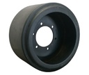 8.5" Wide Mid-Roller Bogie Wheel for CATERPILLAR Legacy Challenger Tractors Series 65-95 B Series or Later, Steel Bolt-On(Poly)