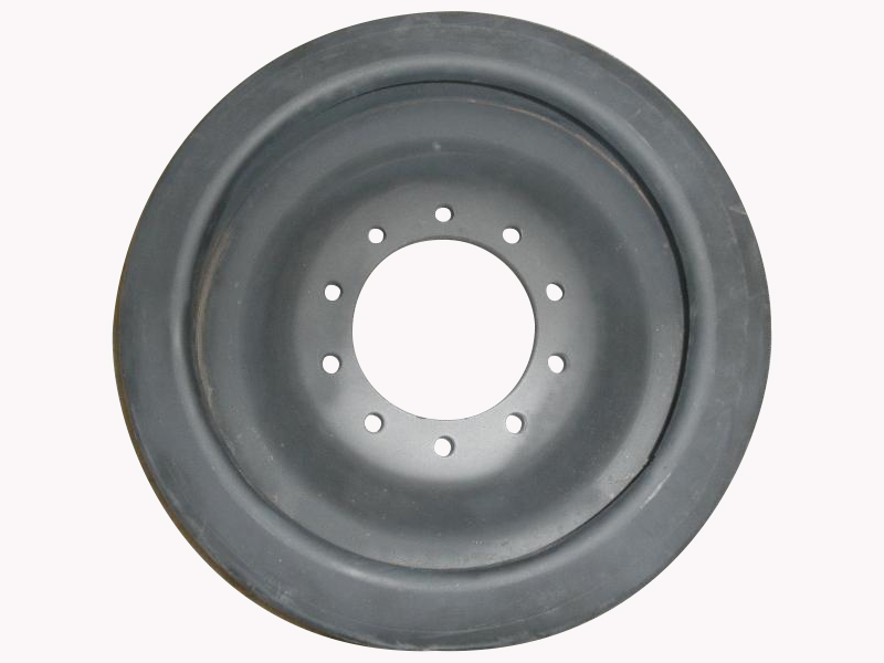 9.5" Wide Idler Wheel for Case IH STX Quad Track Tractors Stamped Steel, Bolt-On(Poly)