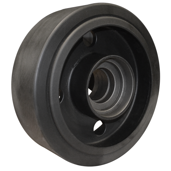 5" Wide Mid-Roller Bogie Wheel for John Deere Rowcrop Tractors Series 8000T-8010T, Hub/Bearing(Poly)