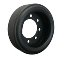 4.5" Wide Mid-Roller Bogie Wheel for John Deere Rowcrop Tractors Series 8030T, Stamped Steel, Bolt-On(Poly)