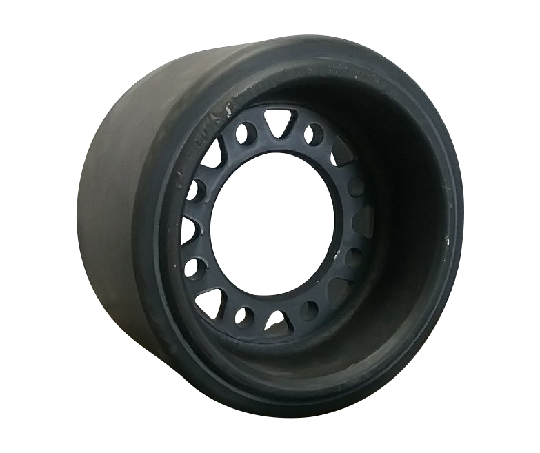 8" Wide Mid-Roller Bogie Wheel for John Deere Tillage Tractors Series 9020T, Also fits wide 8020T, Cast Bolt-On(Poly)