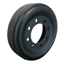 5.5" Wide Mid-Roller Bogie Wheel for John Deere Rowcrop Tractors Series 8RT, Stamped Steel, Bolt-On(Poly)