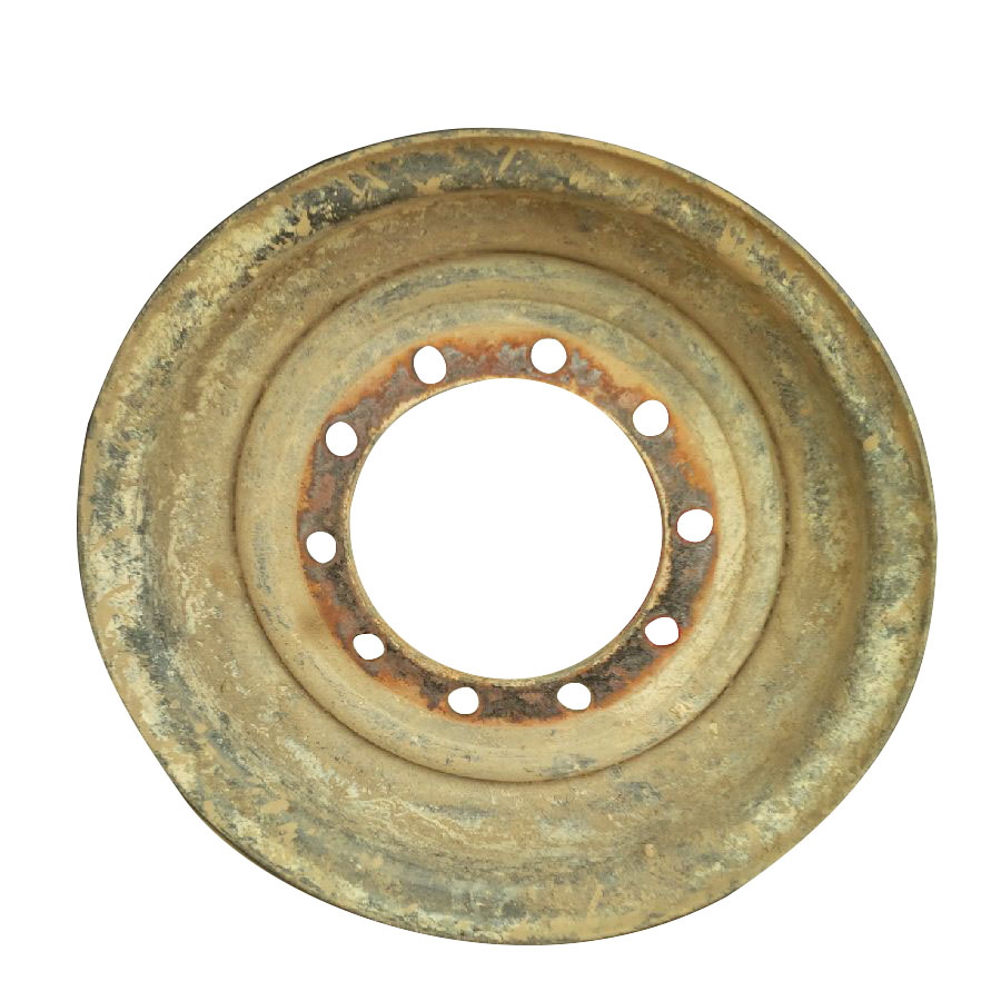 9"W x 24"D, Black 10-Hole Formed Plate