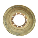 9"W x 24"D, Black 10-Hole Formed Plate