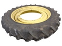 380/90R50 Goodyear Farm DT800 Optitrac R-1W on John Deere Yellow 12-Hole Stub Disc 60%