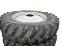 IF 520/85R46 Firestone Radial Deep Tread 23 R-1W on Agco Corp Gray 10-Hole Formed Plate W/Weight Holes 90%