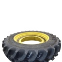 480/80R46 Goodyear Farm UltraTorque Plus Radial R-1 on John Deere Yellow 12-Hole Stub Disc 99%