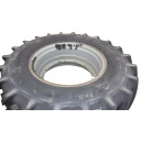 650/65R38 Continental AC65 Contract R-1W on Case IH Silver Mist 12-Hole Stub Disc 99%