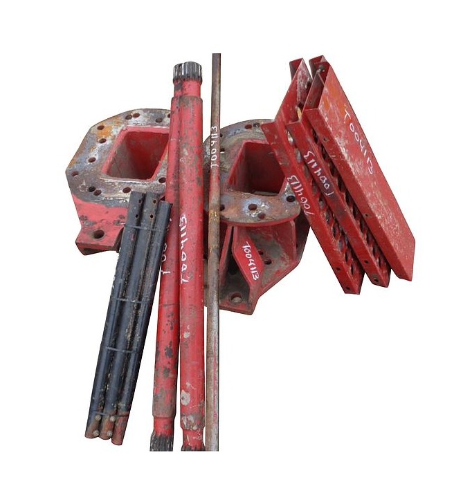 7.75"L Combine Frame Extension, w/Shafts, Hdw & Truss Rod, Includes Ladder Ext., Case-IH Combine 2100/2300/2500 Series/New Holland ("A" Std 12/12 spline drive shafts), International Red