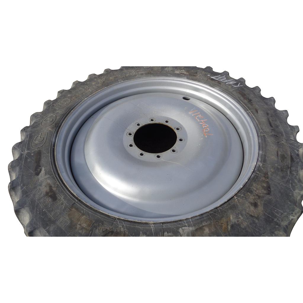 12"W x 46"D, Case IH Silver Mist 10-Hole Bubble Disc