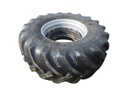 600/65R28 Goodyear Farm DT820 Super Traction R-1W on Case IH Silver Mist/Black 12-Hole Waffle Wheel (Groups of 2 bolts) 40%