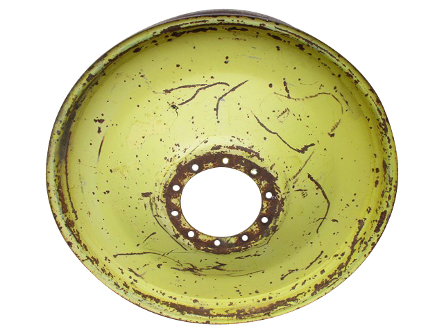 12"W x 46"D, John Deere Yellow 10-Hole Formed Plate