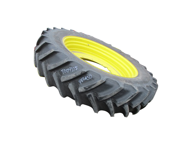 480/80R50 Mitas AC85 Radial R-1W on John Deere Yellow 12-Hole Stub Disc 99%