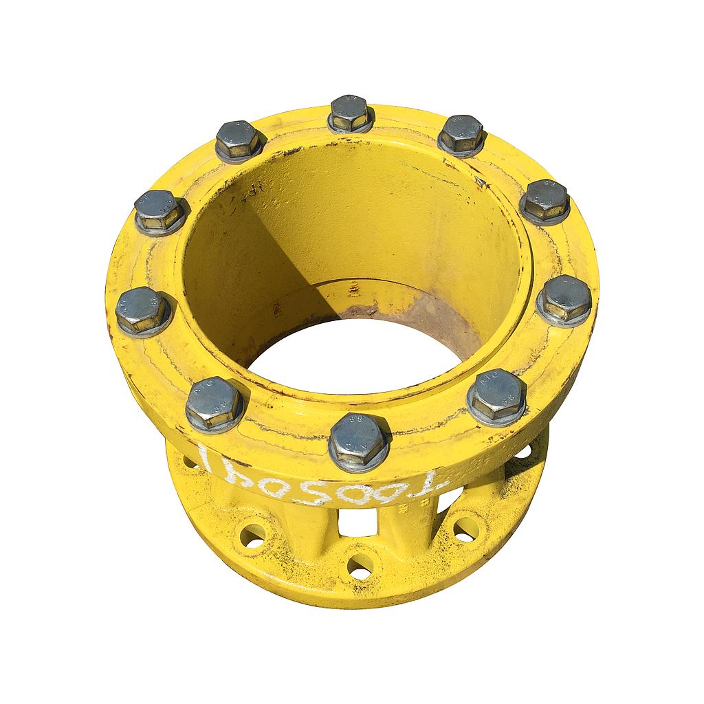 10-Hole 10"L Hub Extension/Triple, John Deere Yellow