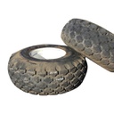 23.1/-26 Firestone All Non-Skid Tractor R-3 on New Holland White 8-Hole Formed Plate 99%