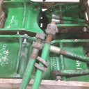 15.75"L Combine Frame Extension, w/Shafts, Hdw & Truss Rod, John Deere Combine 9000 Series[Single Reduction same as Ring and Pinion] ("A" 18/18 Spline Equal Length Shafts), John Deere Green