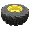 43/16.00-20 Galaxy Marathoner R-4 on John Deere Yellow 8-Hole Formed Plate 90%
